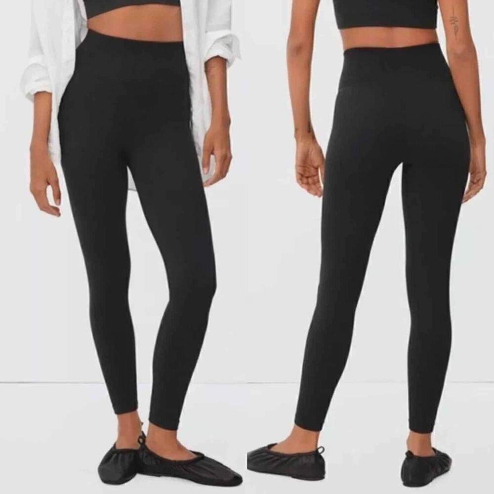 Everlane Renew Ankle Legging Black High Rise Activewear Size XXS